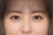 【画像】美人女優の顔を平均して最強の美人を作った結果ｗｗｗ