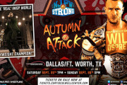 新日本プロレステキサス大会『AUTUMN ATTACK』にウィル・オスプレイ、鈴木みのる、ランス・アーチャーが参戦
