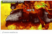 【熱波】イタリア・シチリア島で気温「48.8℃」を記録…ヨーロッパ観測史上最高温度