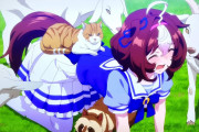 【ウマ娘】当然のように背中乗ってるの草ｗｗｗ ←「タヌキがけしからん！！」