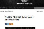 【海外】海外レビュー：BABYMETALの『THE OTHER ONE』には、気に入るところがたくさんある
