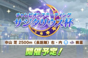 【速報】「サジタリウス杯 2022」を12/15に開催　中山 芝 2500m（長距離） 右・内 冬 曇 稍重