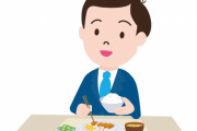【悲報】ワイ、会社での食事中の態度を注意される