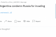海外「日本はずっと非難してたけど…？」「この2か国といえば…」日本とアルゼンチンの外相がウクライナに侵攻したロシアを非難
