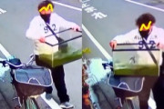 【東京】自転車でかよっｗｗｗメダカを水槽ごと盗んでいった泥棒の映像。