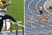 チームの為にハードル競技に登場した砲丸投げ選手に世界が感動！←「これがスポーツの醍醐味だ！」（海外の反応）