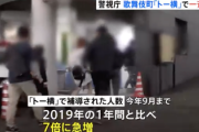 【速報】 歌舞伎町「トー横」、補導された少年少女は4年前の7倍に…