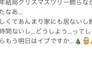 【朗報】声優・鬼頭明里さん「家にも居ないしクリスマスツリー飾る時間ない」