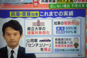 【画像】マスコミ各社、SNSで「#斎藤知事がんばれ」トレンド入りを見て一斉に知事の実績を報道開始で右往左往ｗｗｗ