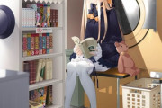 【FGO】洗濯が終わるのを待つアビーちゃん！！　読書してるアビーちゃんかわよ