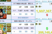 【パズドラ】キャプテン翼とミヤで条件同じにしたらミヤがキャプ翼の3倍以上の火力出ててワロタ