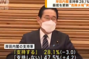岸田が支持率過去最低を更新する中で次の総理大臣にふさわしい人ランキングが発表されるもトップ３が地獄すぎるｗｗｗｗｗｗｗｗｗｗｗ