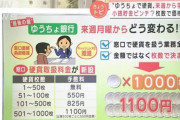 ゲームセンター「明日から、ゆうちょ銀行でも両替に手数料とられる。厳しい時代になった」