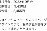 一戸建てオール電化電気代請求来てた！（※画像あり）