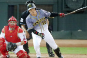 阪神長坂が代打で安打　守備でも初登板石井をリード