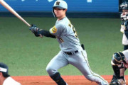 阪神・中野　メジャー効果３安打でＯＰ戦首位打者　ＭＬＢ観戦で積極打法に刺激「見てて勉強になった」