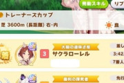 【ウマ娘】差しは強いけどサポカ資産がやはりネック？「特定サポカを使って切れれば強い」