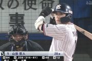 山田 .256 12本塁打49打点8盗塁OPS771 WAR1.5