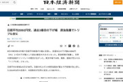 【経済】原油急騰で株・債権・通貨のトリプル安　日経平均は過去3番目の下げ幅