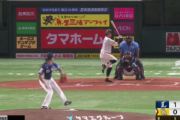 牧原大成、第2号ソロホームランで同点に！！