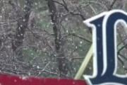【悲報】西武ドーム、雪