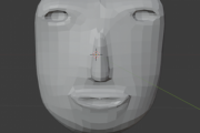 【画像】3DCG初めたばかりの俺が人の顔作ったぞｗｗｗｗｗｗ