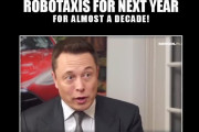 イーロン・マスクが完全自動運転を「来年」実現させると宣言、9年連続で(海外の反応)