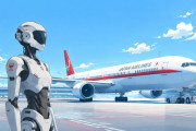 日本航空（JAL）が羽田空港で「中国製人型ロボット」の実証実験【タイ人の反応】