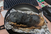 【画像】ワイが作った豚ロースの塩釜焼き見てくれ
