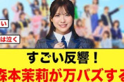 【美しい】すごい反響！森本茉莉が万バズする【日向坂46】
