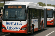 【悲報】大阪万博、45秒に1本シャトルバスを運行することで来客の4割をさばく予定wwwwww