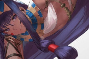【FGO】ニトクリスちゃんイラスト！！　高貴な姿です////////