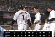 6月13日　ロッテ５－４ヤクルト　序盤から点を取り合うシーソーゲームもラストはサヨナラ勝利！