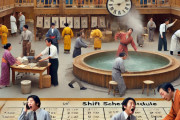 【画像】お風呂屋さんのシフトがヤバすぎるｗｗｗｗｗｗｗｗ