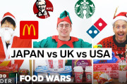 海外視聴者「いいアイデアだね！」日米英のファストフード店などのクリスマス商品を比較