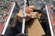 【画像】外でモンハンの肉焼きセットしてる