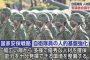 【悲報】自衛隊　１万人採用予定も４千人しか集まらない