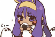 【FGO】ミニなニトクリスちゃんイラスト！！　おにぎり食べてるの可愛いです！！