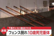 【大分】スポーツ施設の敷地内で７歳男児が看板の支柱にのぼって遊んでいたところ支柱が折れて意識不明の重体