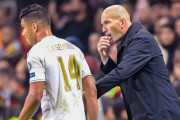 【リーガエスパニョーラ】ジダン監督、カゼミロを「化物め！」と呼ぶ　その瞬間の表情がこれ