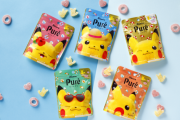 「ピカチュウ×ピュレグミ」新パッケージ、ピカチュウ型とうきわ型を組み合わせて夏気分！