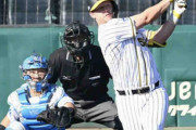 阪神サンズ本塁打でＣＳアピール　控えめに「ハッピーハンズ」ポーズも