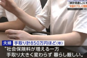 【画像】手取り850万円(年)の子無し夫婦「生活が苦しい、日本死ね」
