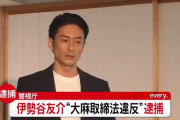 俳優の伊勢谷友介容疑者を大麻取締法違反の疑いで逮捕　警視庁