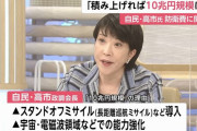 高市政調会長、防衛費は「必要なもの積み上げていけば10兆円規模」「宇宙、電磁波、サイバー分野で研究開発を」！