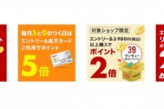 楽天市場､全ショップ2倍とリピート購入2倍を開始  楽天ブックスは20時59分まで2～3倍