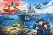 日本も警戒　中国が対米「潜水艦戦」に備え大規模海底マッピング【タイ人の反応】