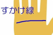 【手相】ますかけ線ある人【強運】