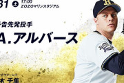 08.31　オリックス(アルバース)VSロッテ(佐々木)(ZOZO17:00～)試合実況記事