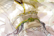 【FGO】着物姿の嫁ネロちゃまイラスト！！　白い着物がいいですね！！